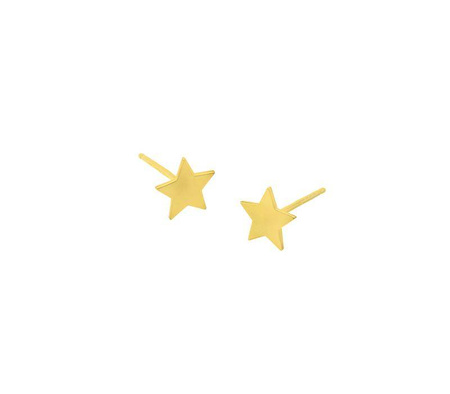 Gold-plated celebrity stars earrings